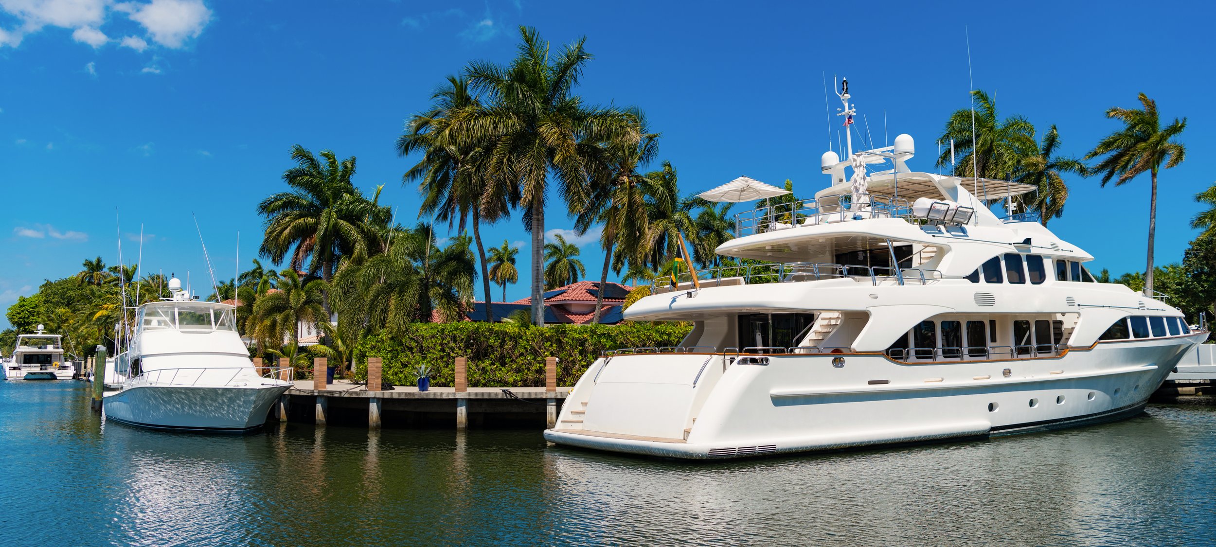 boat in tropical waters