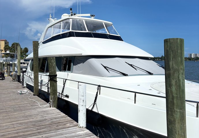 Yacht in the water